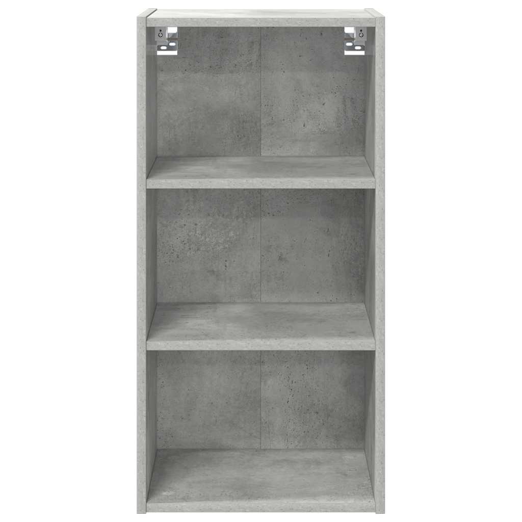Hængeskab Beton Grå 40 x 29,5 x 80 cm Konstrueret træ