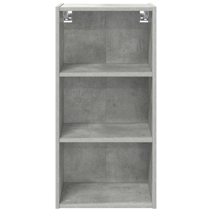 Hængeskab Beton Grå 40 x 29,5 x 80 cm Konstrueret træ