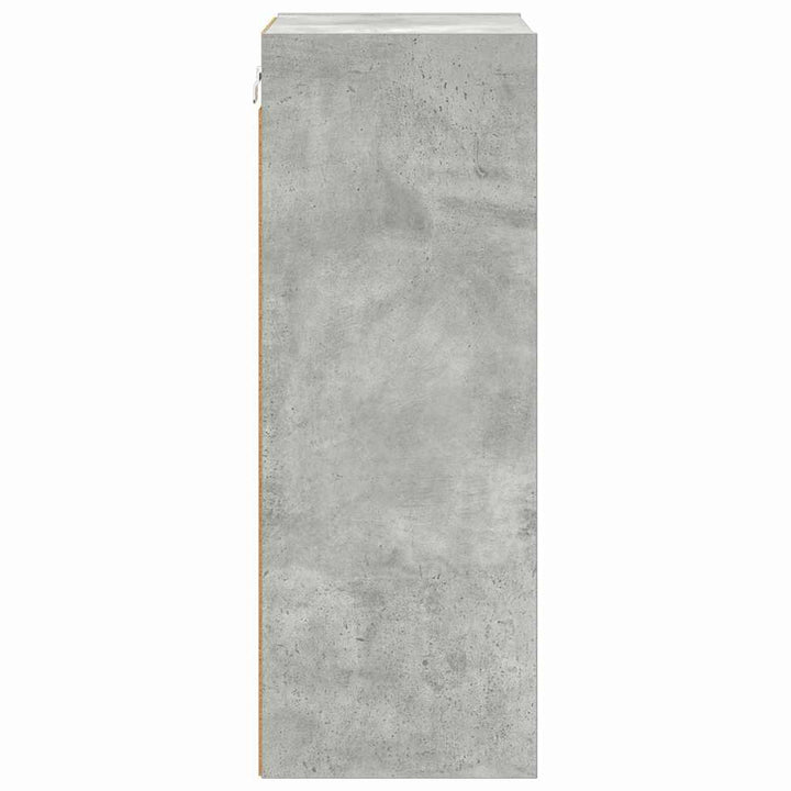 Hængeskab Beton Grå 40 x 29,5 x 80 cm Konstrueret træ