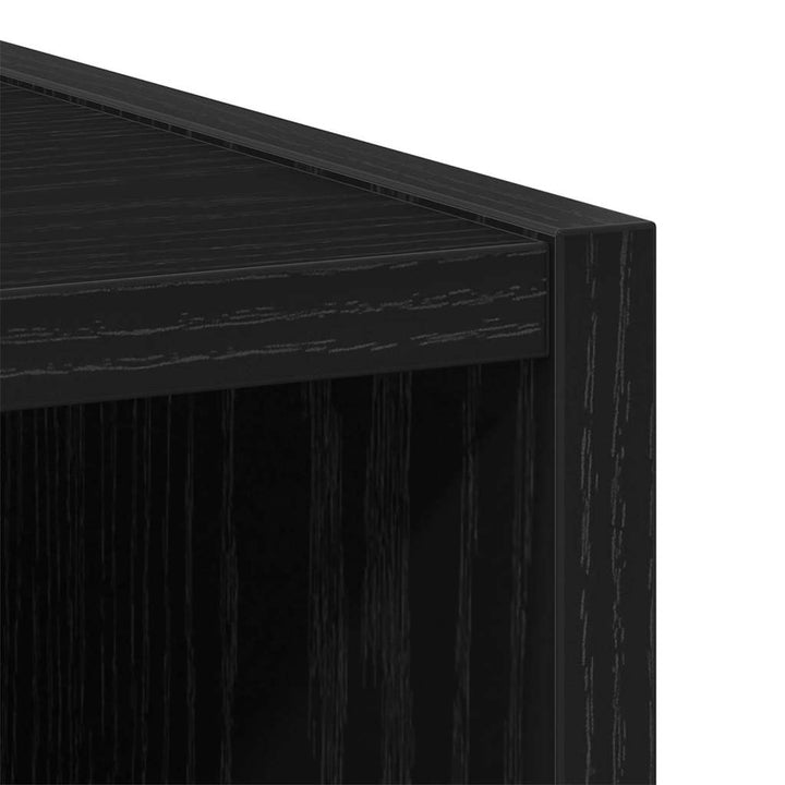 Hængeskab Sort eg 30 x 29,5 x 100 cm Konstrueret træ