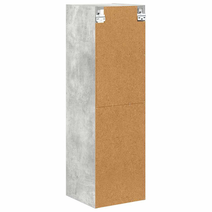 Hængeskab Beton Grå 30 x 29,5 x 100 cm Konstrueret træ