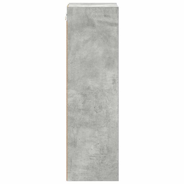 Hængeskab Beton Grå 30 x 29,5 x 100 cm Konstrueret træ