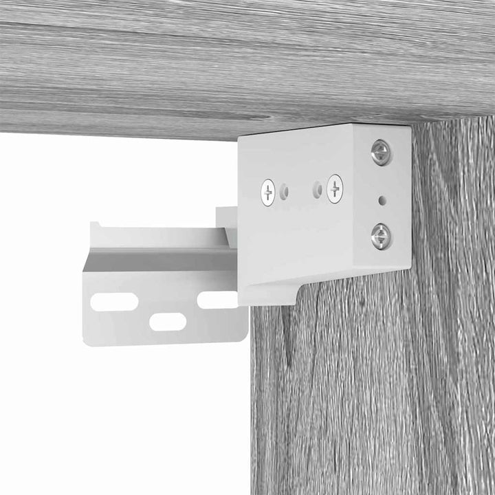 Hængeskab Grå Sonoma 30 x 29,5 x 100 cm Konstrueret træ
