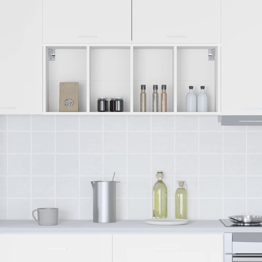 Hængeskab Hvid 40 x 29,5 x 100 cm Konstrueret træ