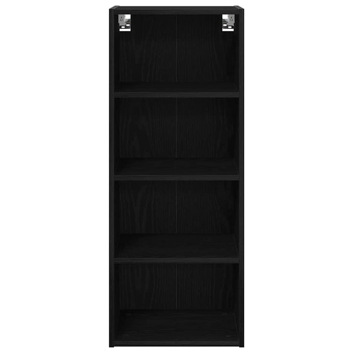 Hængeskab Sort eg 40 x 29,5 x 100 cm Konstrueret træ