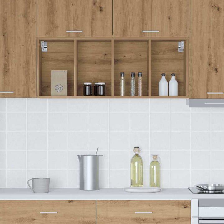 Hængeskab Artisan Egetræ 40 x 29,5 x 100 cm Konstrueret træ