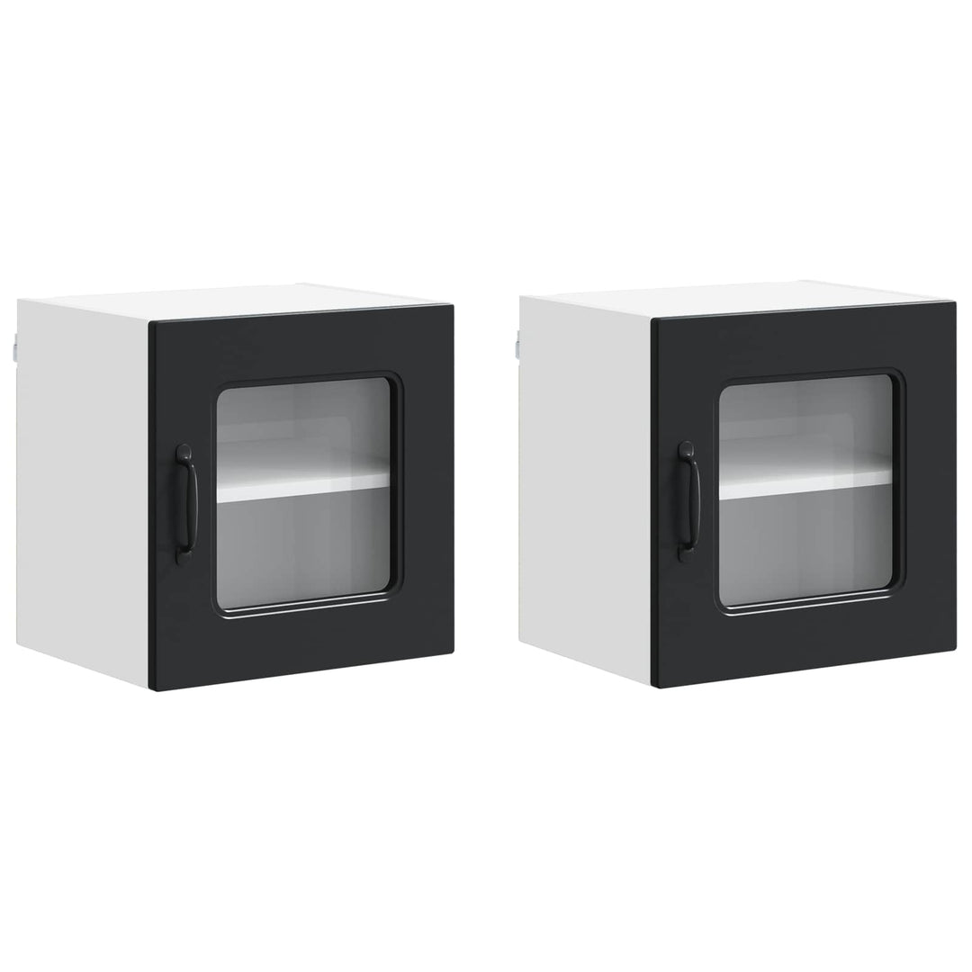 Panel til opvaskemaskine Kalmar 2 pcs Sort 40 x 31 x 40 cm