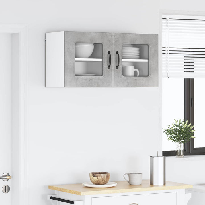Panel til opvaskemaskine Kalmar 2 pcs Beton Grå 40 x 31 x 40 cm