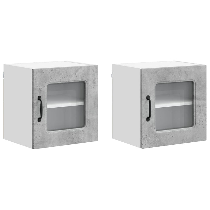 Panel til opvaskemaskine Kalmar 2 pcs Beton Grå 40 x 31 x 40 cm