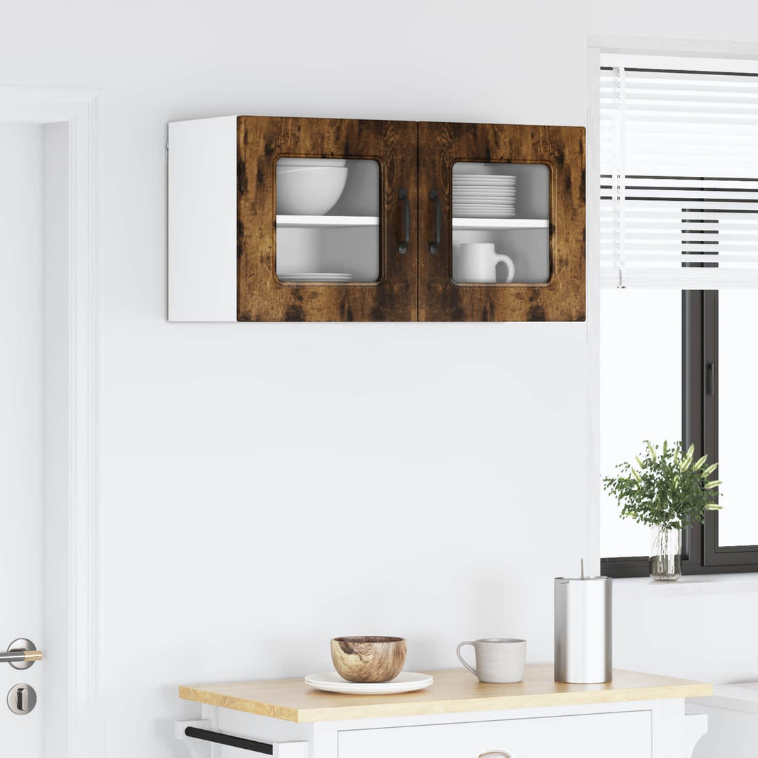 Panel til opvaskemaskine Kalmar 2 pcs Røget eg 40 x 31 x 40 cm