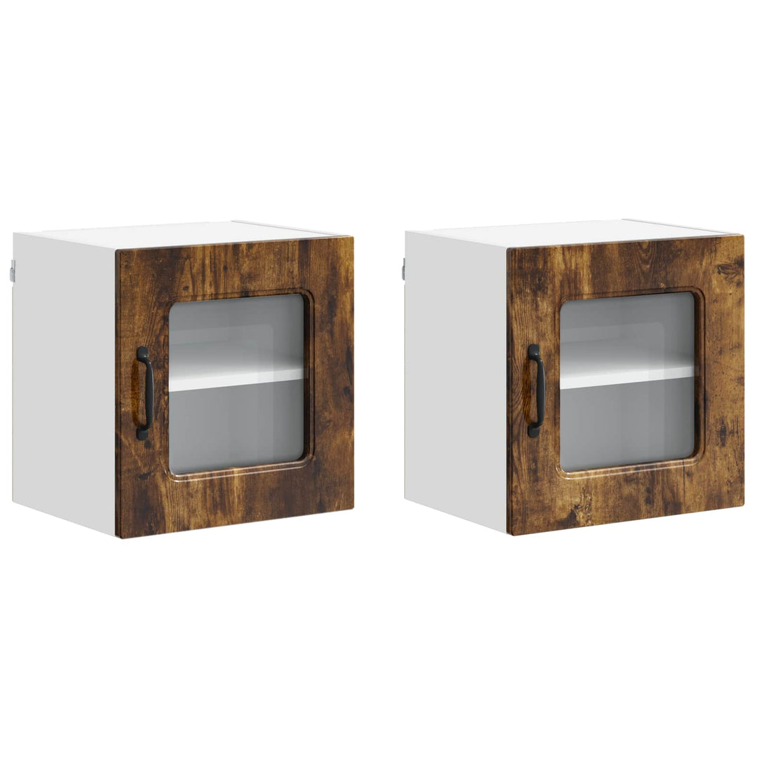 Panel til opvaskemaskine Kalmar 2 pcs Røget eg 40 x 31 x 40 cm