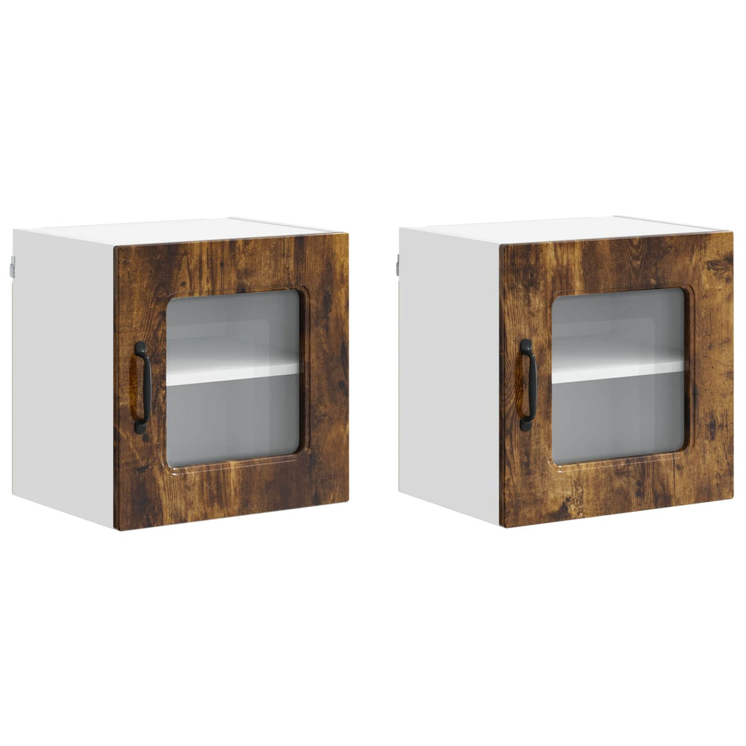 Panel til opvaskemaskine Kalmar 2 pcs Røget eg 40 x 31 x 40 cm
