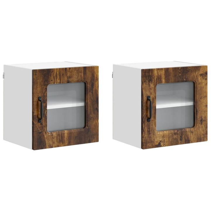 Panel til opvaskemaskine Kalmar 2 pcs Røget eg 40 x 31 x 40 cm