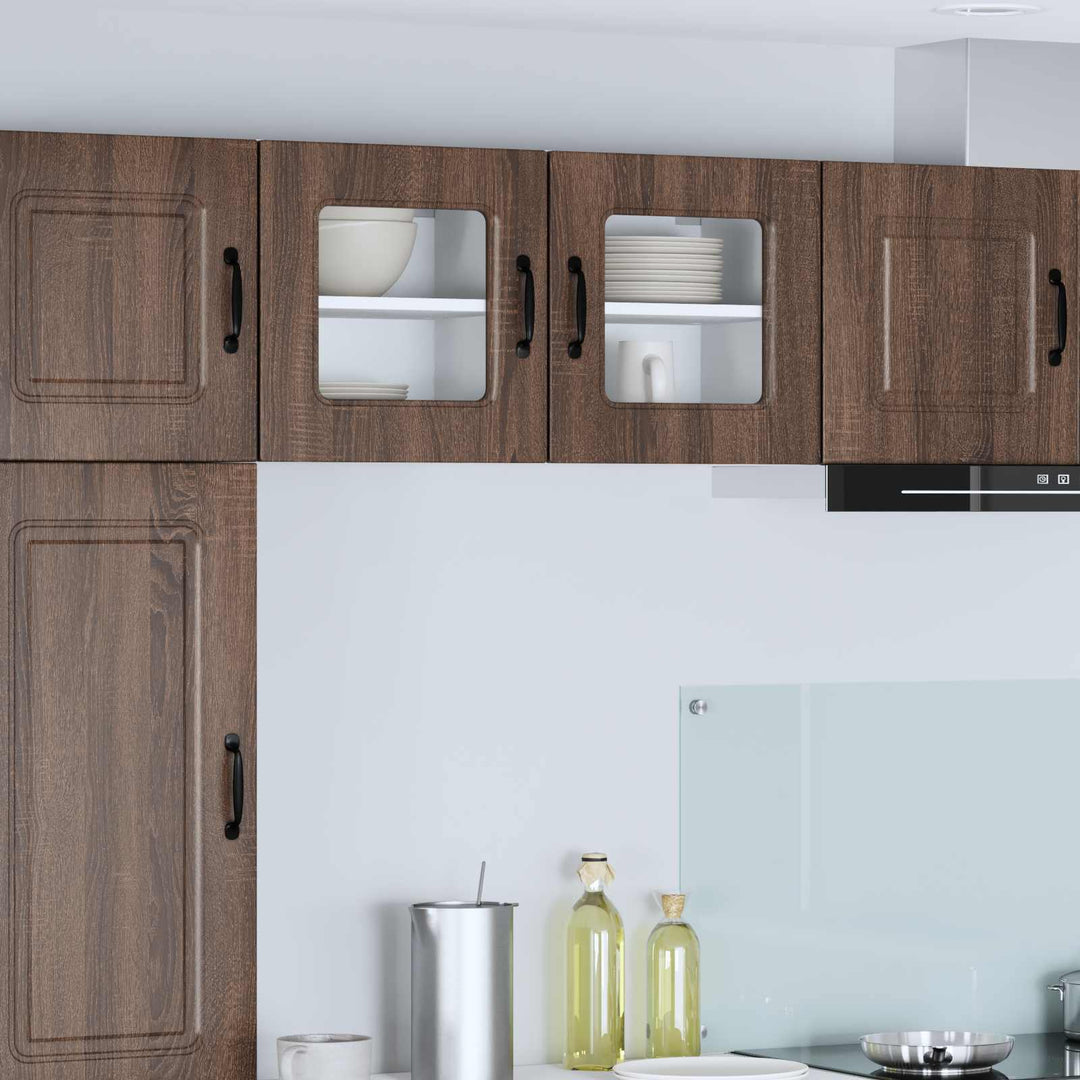 Panel til opvaskemaskine Kalmar 2 pcs Brun eg 40 x 31 x 40 cm