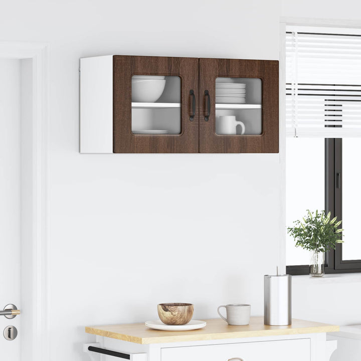 Panel til opvaskemaskine Kalmar 2 pcs Brun eg 40 x 31 x 40 cm