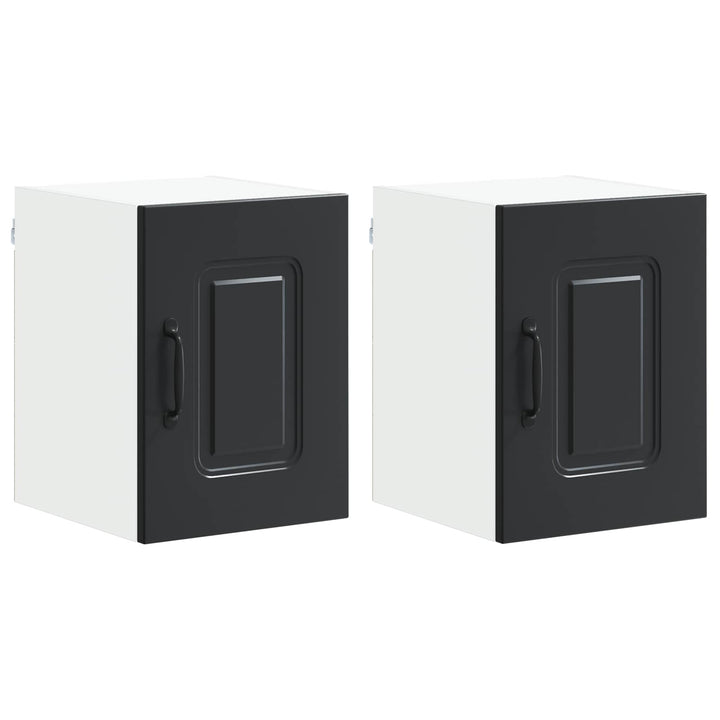 Panel til opvaskemaskine Kalmar 2 pcs Sort 30 x 31 x 40 cm