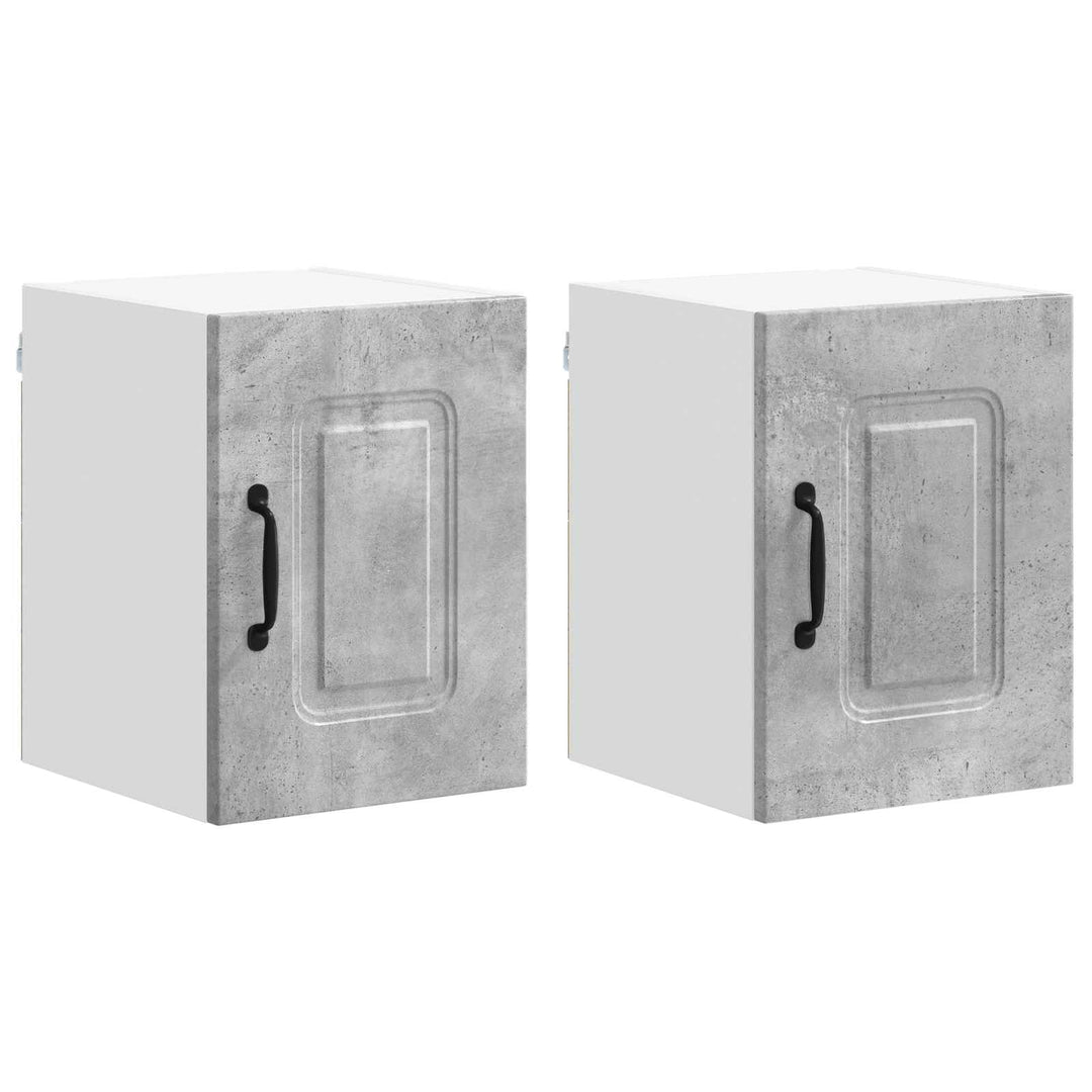 Panel til opvaskemaskine Kalmar 2 pcs Beton Grå 30 x 31 x 40 cm
