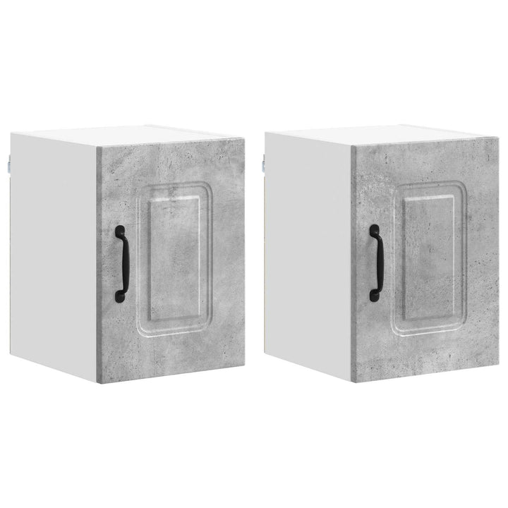 Panel til opvaskemaskine Kalmar 2 pcs Beton Grå 30 x 31 x 40 cm