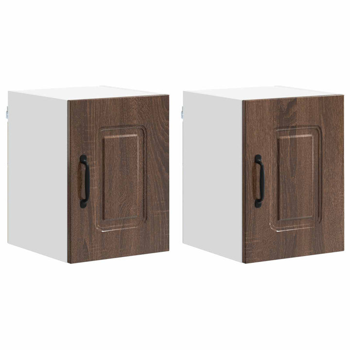 Panel til opvaskemaskine Kalmar 2 pcs Brun eg 30 x 31 x 40 cm