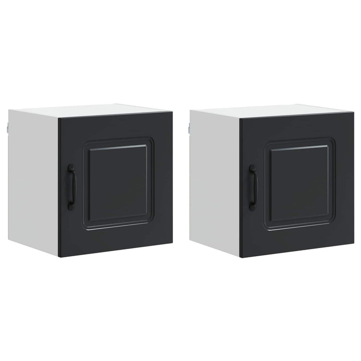 Panel til opvaskemaskine Kalmar 2 pcs Sort 40 x 31 x 40 cm