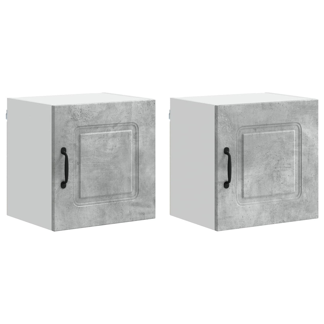 Panel til opvaskemaskine Kalmar 2 pcs Beton Grå 40 x 31 x 40 cm