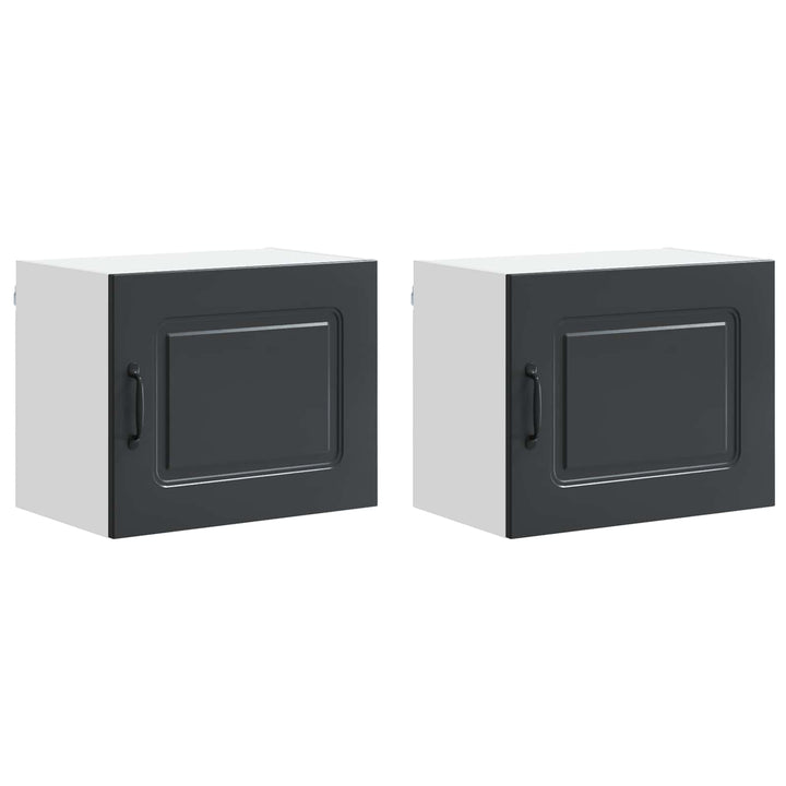 Panel til opvaskemaskine Kalmar 2 pcs Sort 50 x 31 x 40 cm