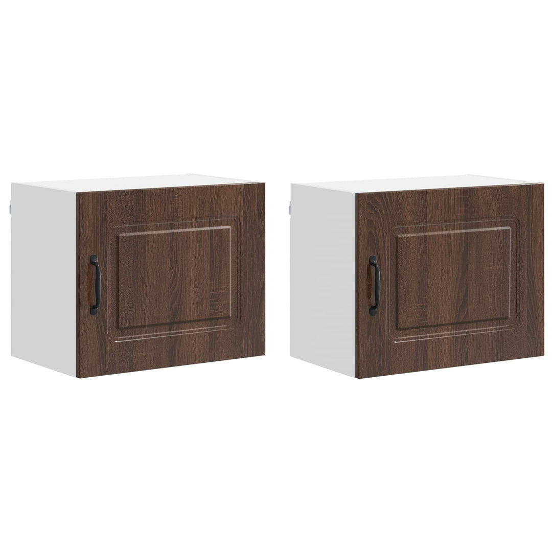Panel til opvaskemaskine Kalmar 2 pcs Brun eg 50 x 31 x 40 cm