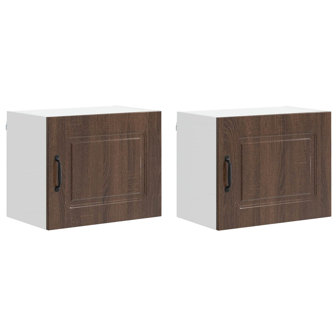 Panel til opvaskemaskine Kalmar 2 pcs Brun eg 50 x 31 x 40 cm