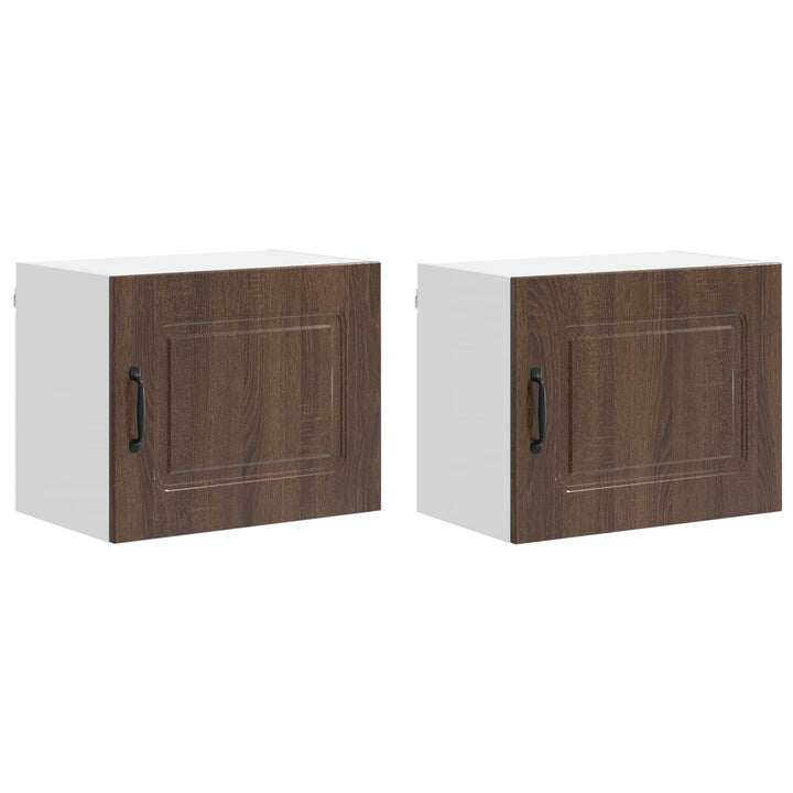 Panel til opvaskemaskine Kalmar 2 pcs Brun eg 50 x 31 x 40 cm