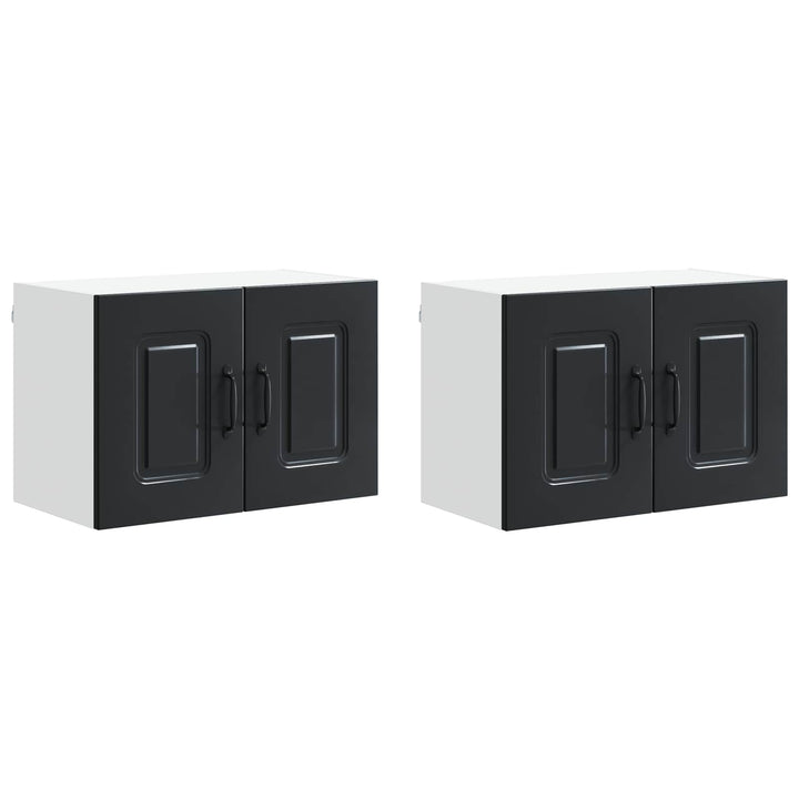 Panel til opvaskemaskine Kalmar 2 pcs Sort 60 x 31 x 40 cm