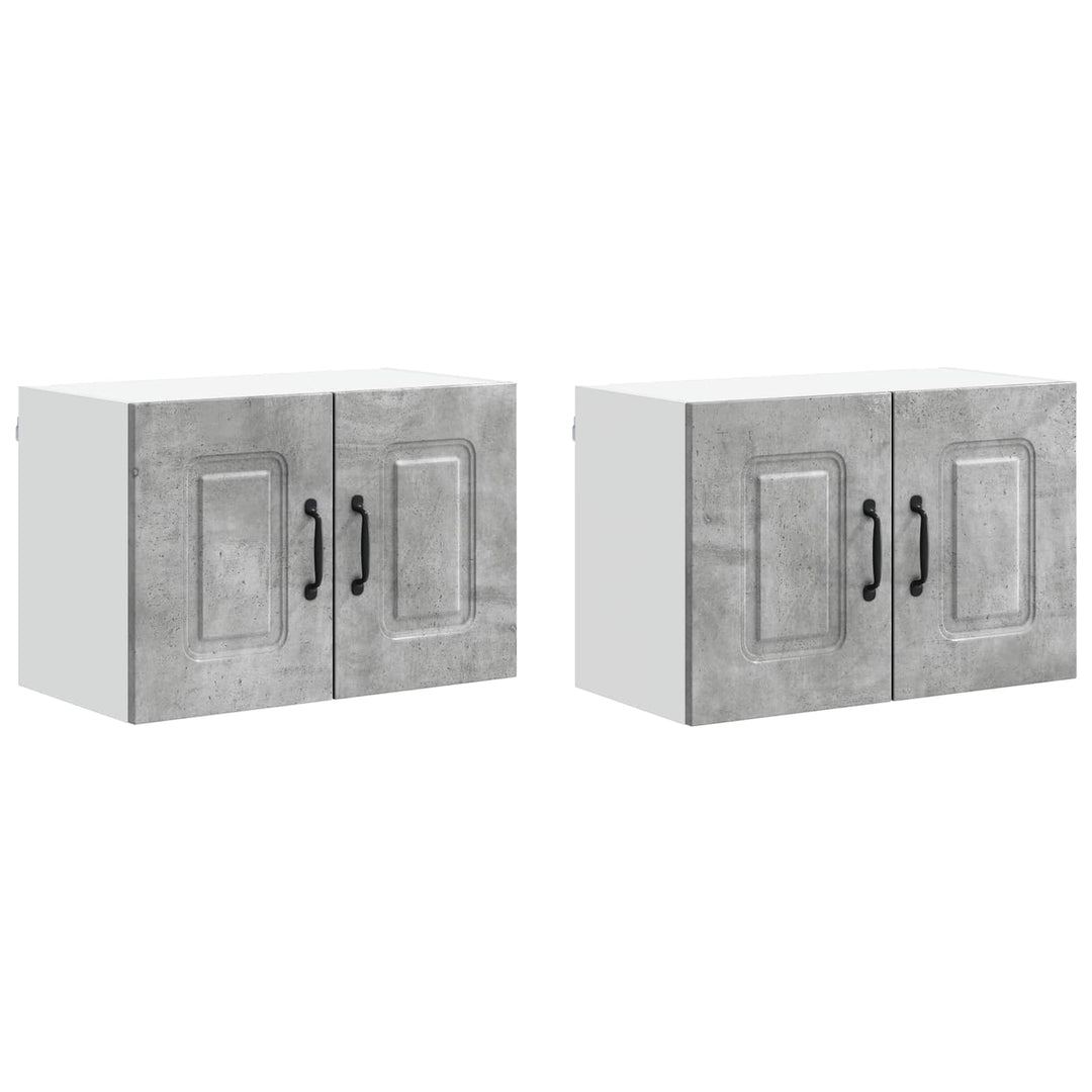 Panel til opvaskemaskine Kalmar 2 pcs Beton Grå 60 x 31 x 40 cm