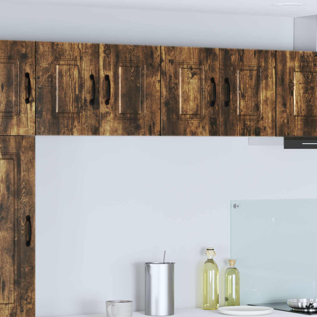 Panel til opvaskemaskine Kalmar 2 pcs Røget eg 60 x 31 x 40 cm