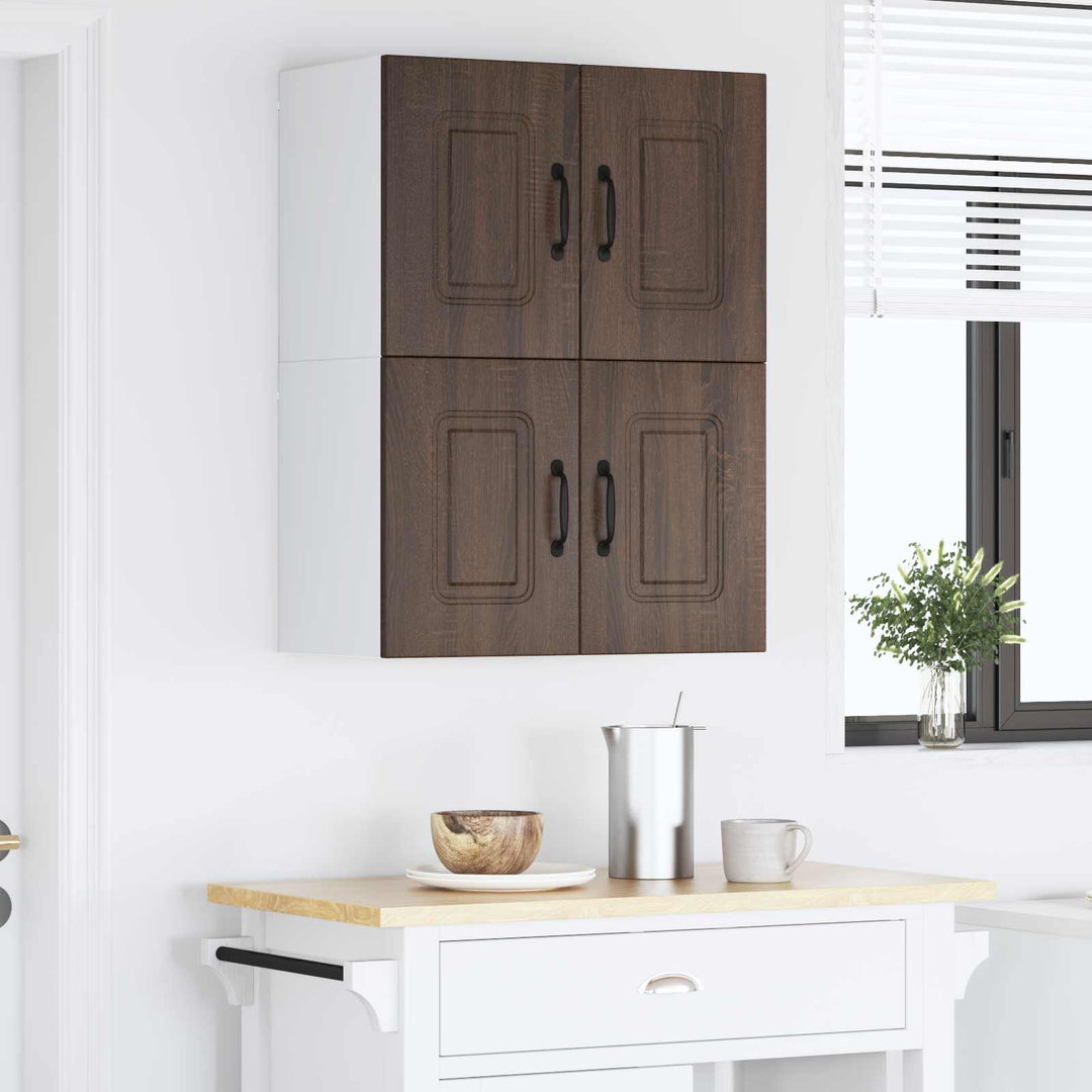 Panel til opvaskemaskine Kalmar 2 pcs Brun eg 60 x 31 x 40 cm