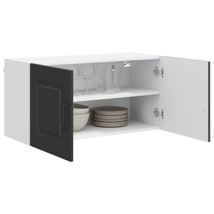 Panel til opvaskemaskine Kalmar Sort 80 x 31 x 40 cm