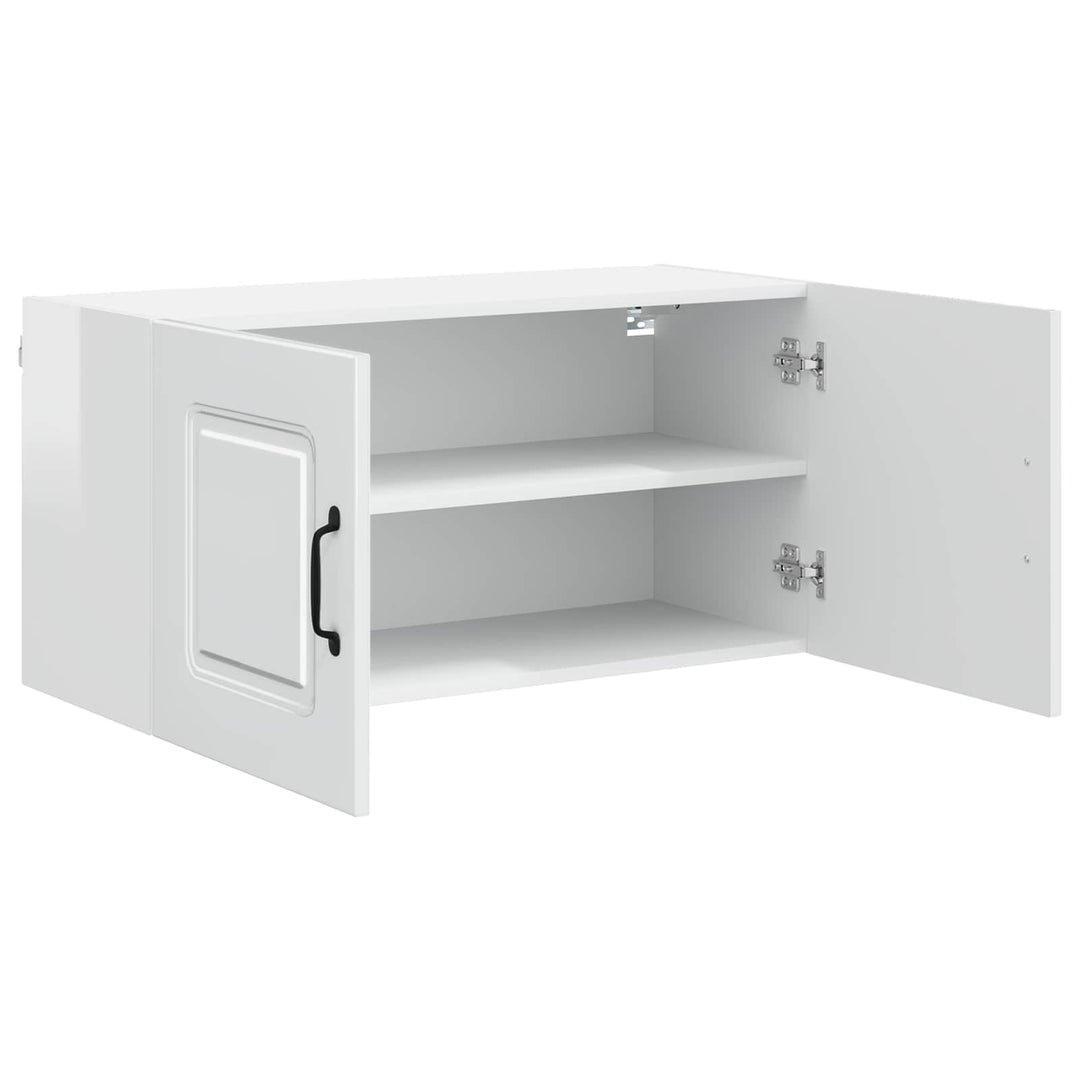 Panel til opvaskemaskine Kalmar Høj gloss hvid 80 x 31 x 40 cm