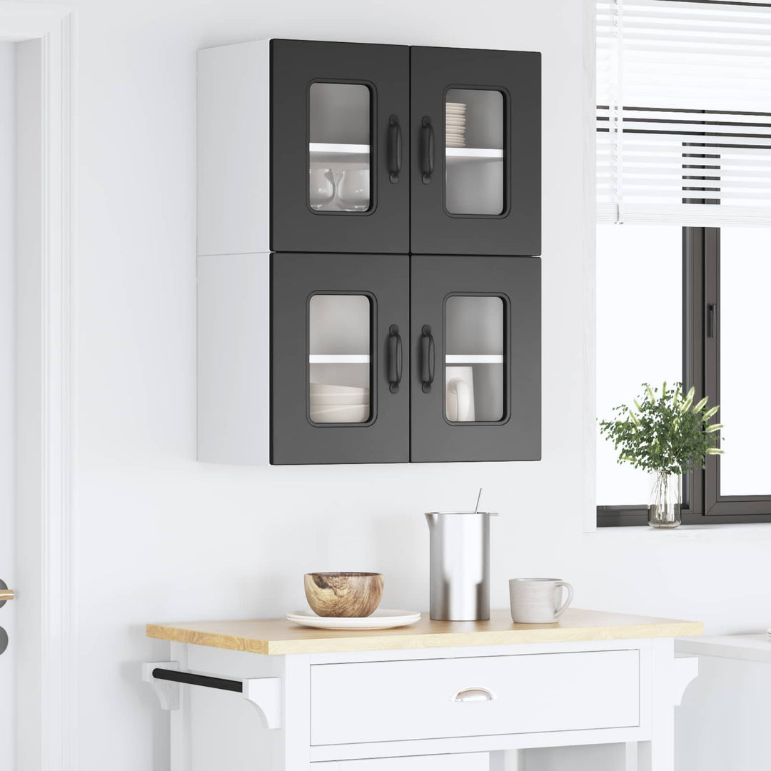 Panel til opvaskemaskine Kalmar 2 pcs Sort 60 x 31 x 40 cm