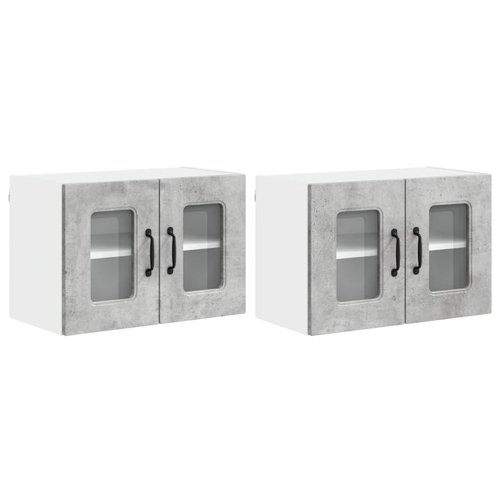 Panel til opvaskemaskine Kalmar 2 pcs Beton Grå 60 x 31 x 40 cm