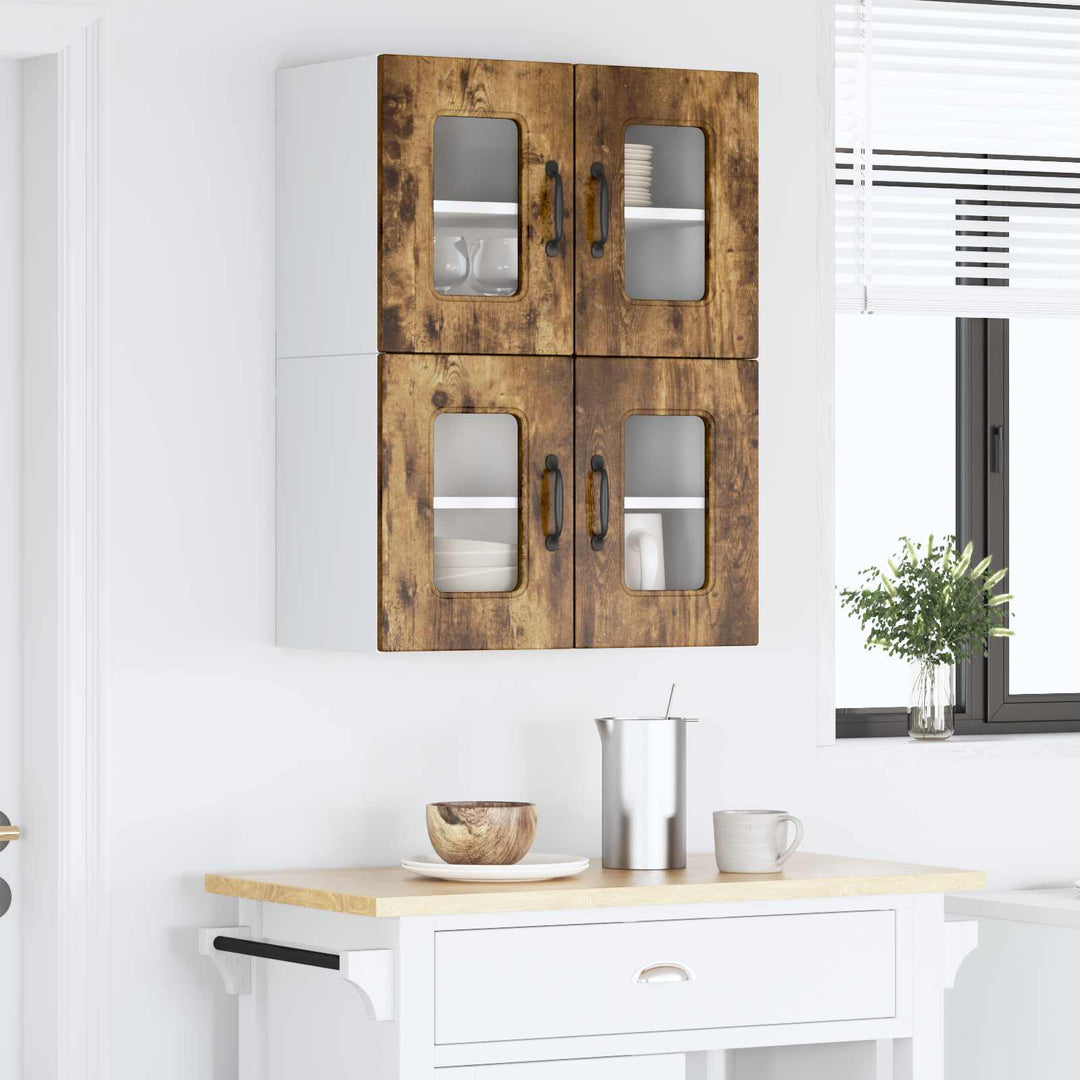 Panel til opvaskemaskine Kalmar 2 pcs Røget eg 60 x 31 x 40 cm