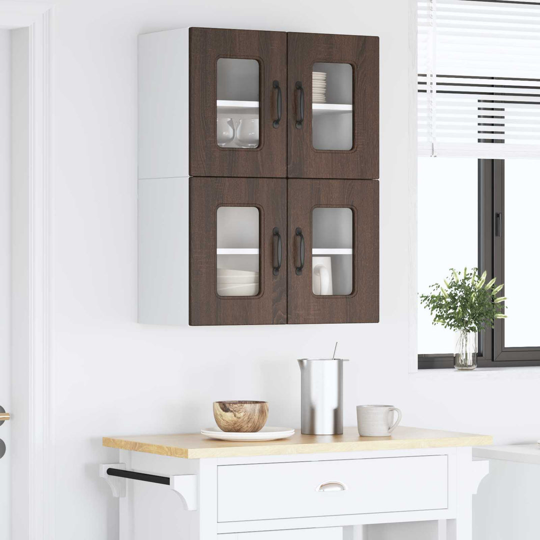 Panel til opvaskemaskine Kalmar 2 pcs Brun eg 60 x 31 x 40 cm