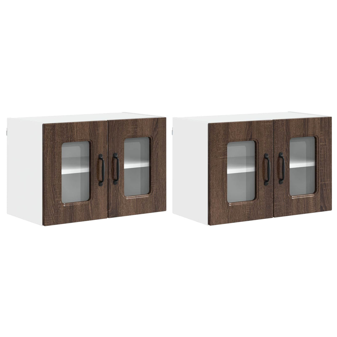 Panel til opvaskemaskine Kalmar 2 pcs Brun eg 60 x 31 x 40 cm