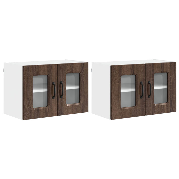 Panel til opvaskemaskine Kalmar 2 pcs Brun eg 60 x 31 x 40 cm