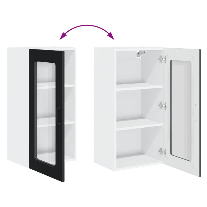 Panel til opvaskemaskine Kalmar Sort 40 x 31 x 80 cm
