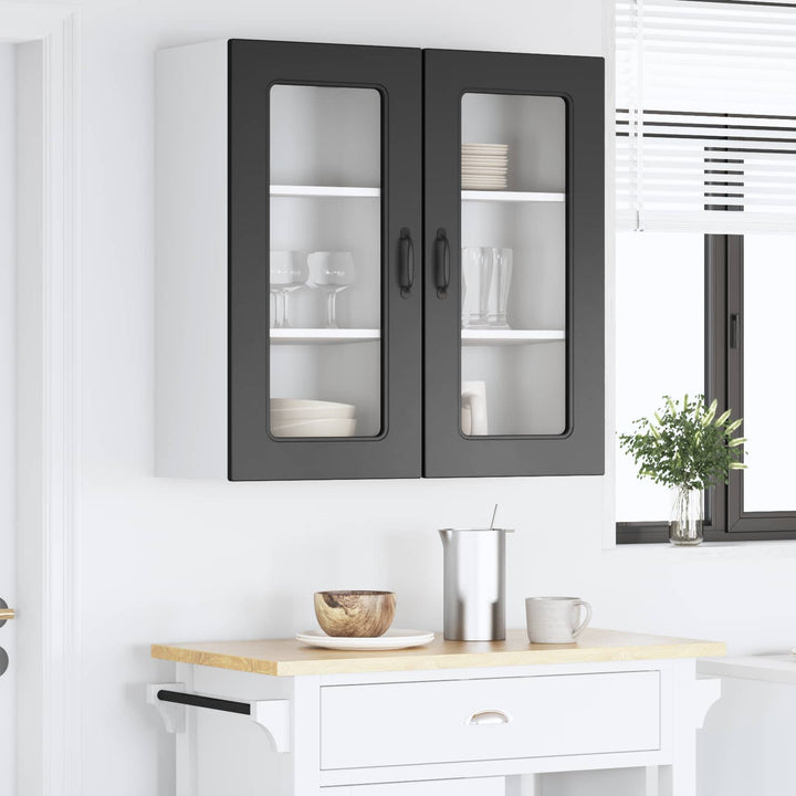 Panel til opvaskemaskine Kalmar 2 pcs Sort 40 x 31 x 80 cm