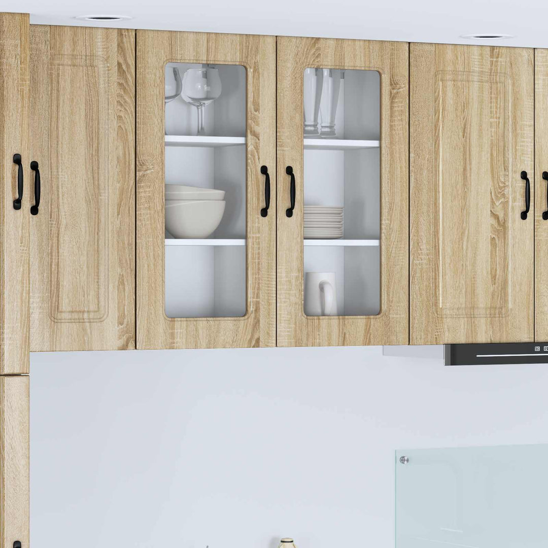 Panel til opvaskemaskine Kalmar 2 pcs Sonoma eg 40 x 31 x 80 cm