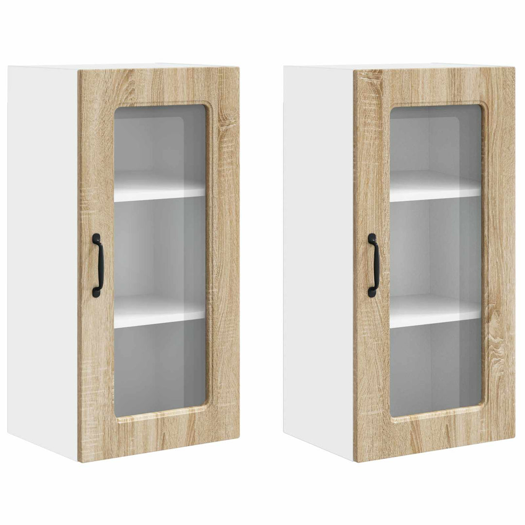 Panel til opvaskemaskine Kalmar 2 pcs Sonoma eg 40 x 31 x 80 cm