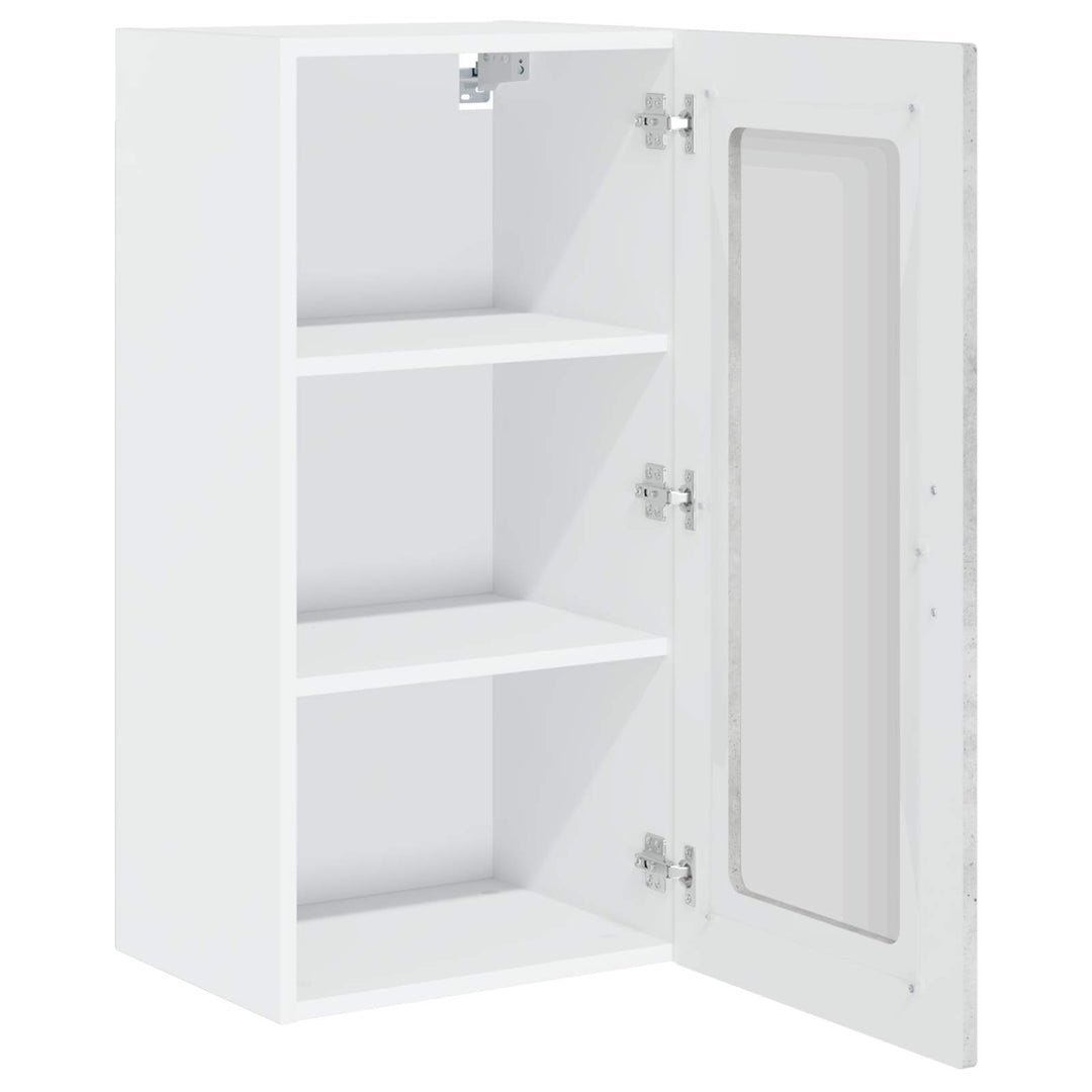 Panel til opvaskemaskine Kalmar 2 pcs Beton Grå 40 x 31 x 80 cm