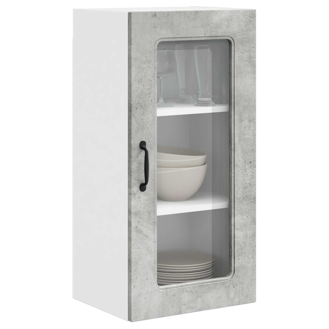 Panel til opvaskemaskine Kalmar 2 pcs Beton Grå 40 x 31 x 80 cm
