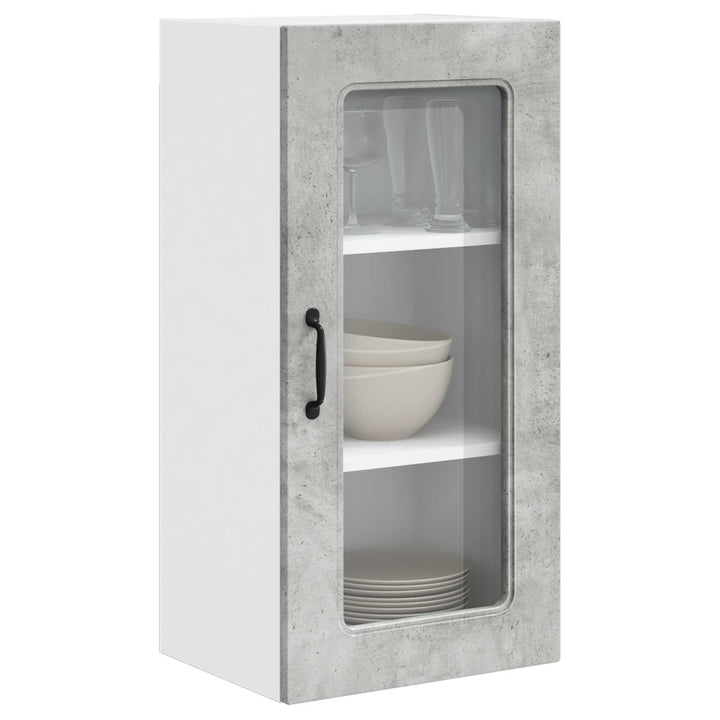 Panel til opvaskemaskine Kalmar 2 pcs Beton Grå 40 x 31 x 80 cm