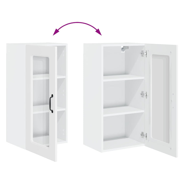 Panel til opvaskemaskine Kalmar Høj gloss hvid 40 x 31 x 80 cm