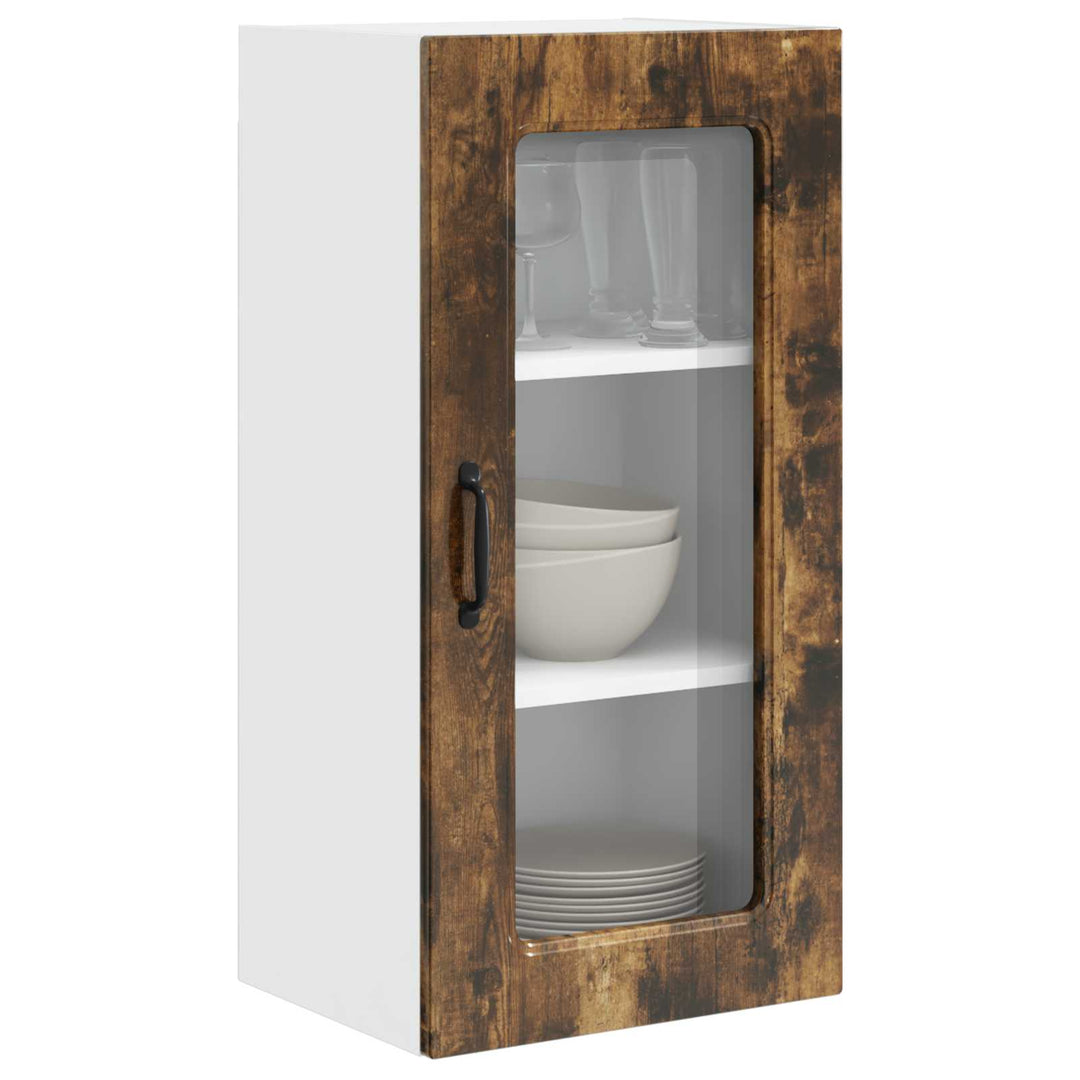 Panel til opvaskemaskine Kalmar 2 pcs Røget eg 40 x 31 x 80 cm
